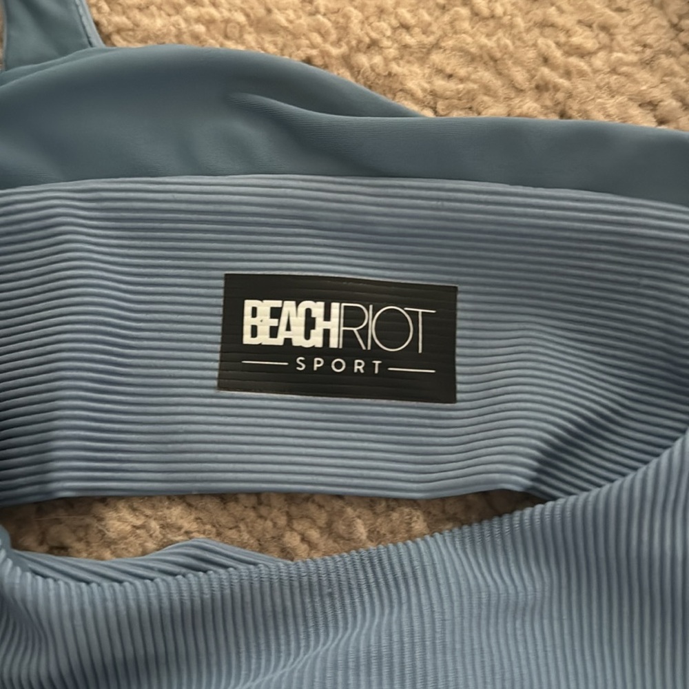 Beach Riot Leah Top Sports Bra Slate - Picture 4 of 4